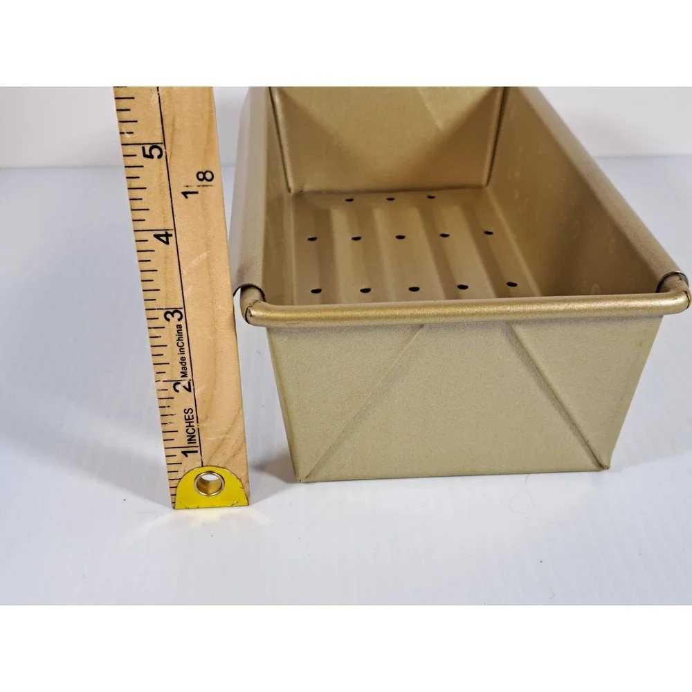 Williams Sonoma Goldtouch Nonstick Meatloaf Pan with Removable Insert Gold 9x5x3